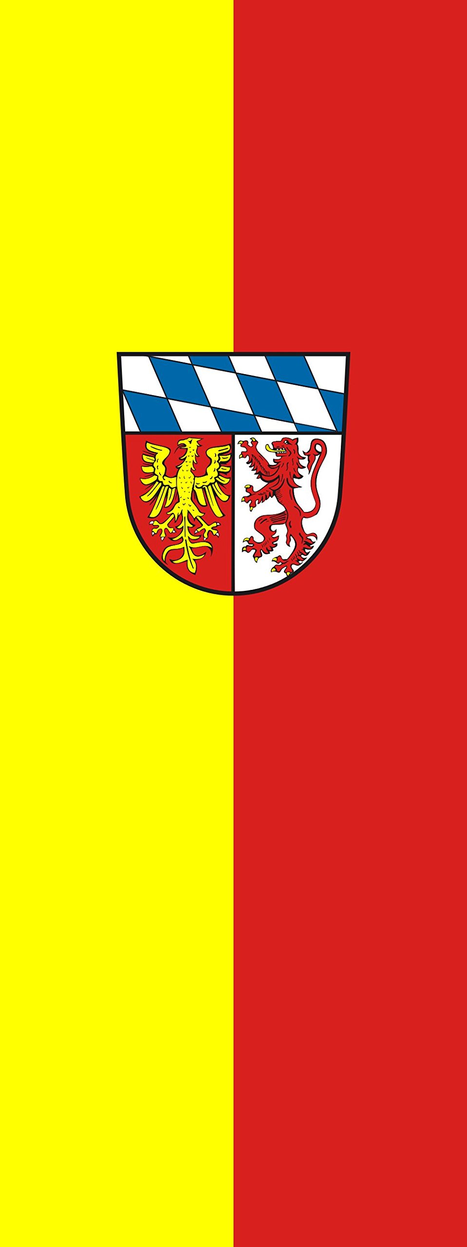Drapeau Landsberg am Lech Kreis pavillon vertical portrait extérieur grand format 6m²