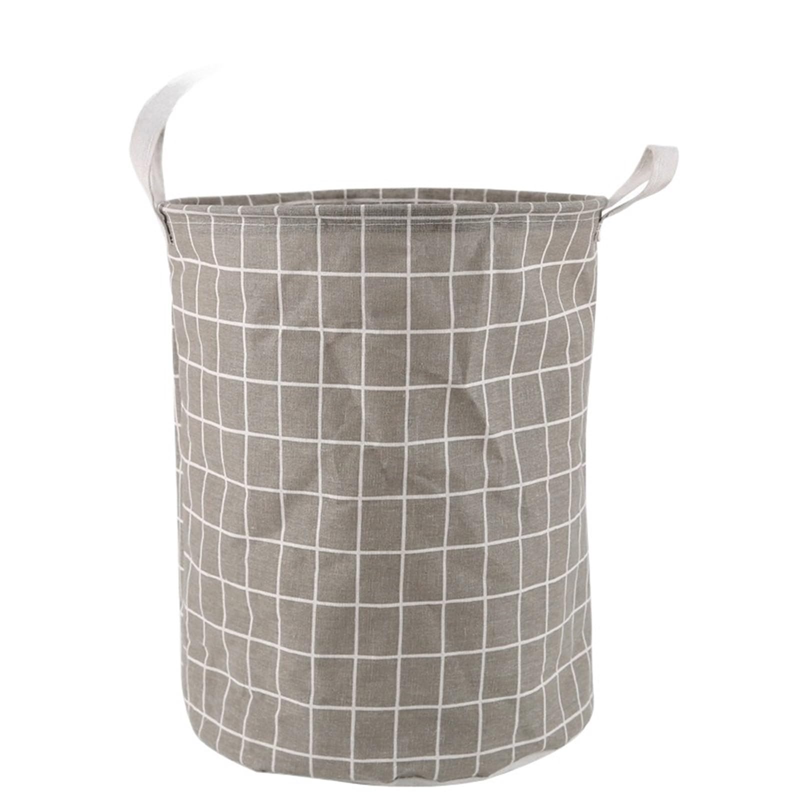 Foldable Fabric Laundry Basket Cloth Storage Organizer For Home Bathroom Bedroom For Bedroom(Color3)