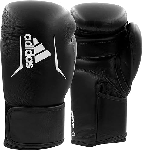 adidas Guantes de boxeo y kickboxing de cuero genuino Speed 175