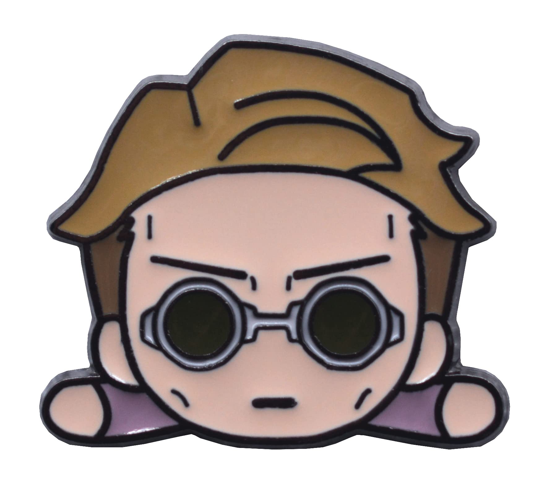 Amasukami Anime characters Ryuk badge, Small, Metal