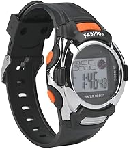 Keenso Multifunctional Electronic Wristwatches Luminous Digital Children's Sports Watch LED Waterproof Digital Sports Watch Black