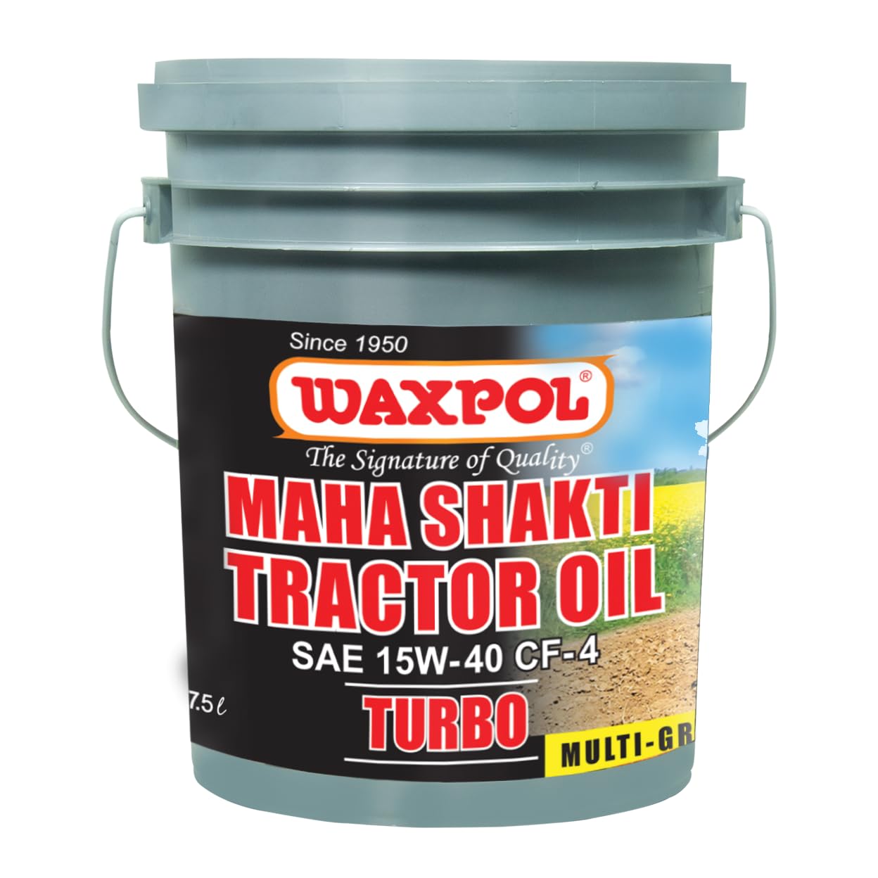 Waxpol Maha Shakti Tractor Engine Oil SAE 15W-40 CF-4 STOU 7.5 ltr – For Agricultural & Turbocharged Tractors-image-11