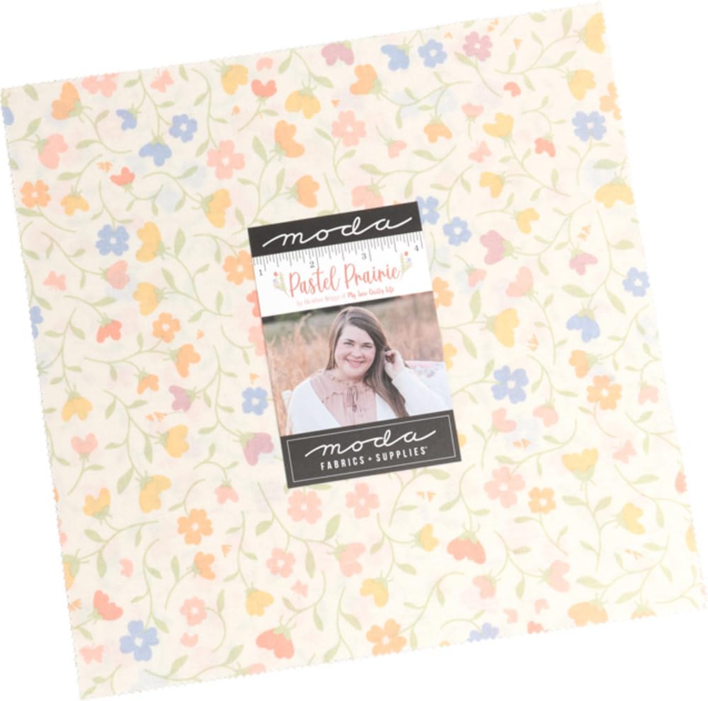 Heather Briggs Pastel Prairie Layer Cake 42 10-inch Squares Moda Fabrics 31780LC