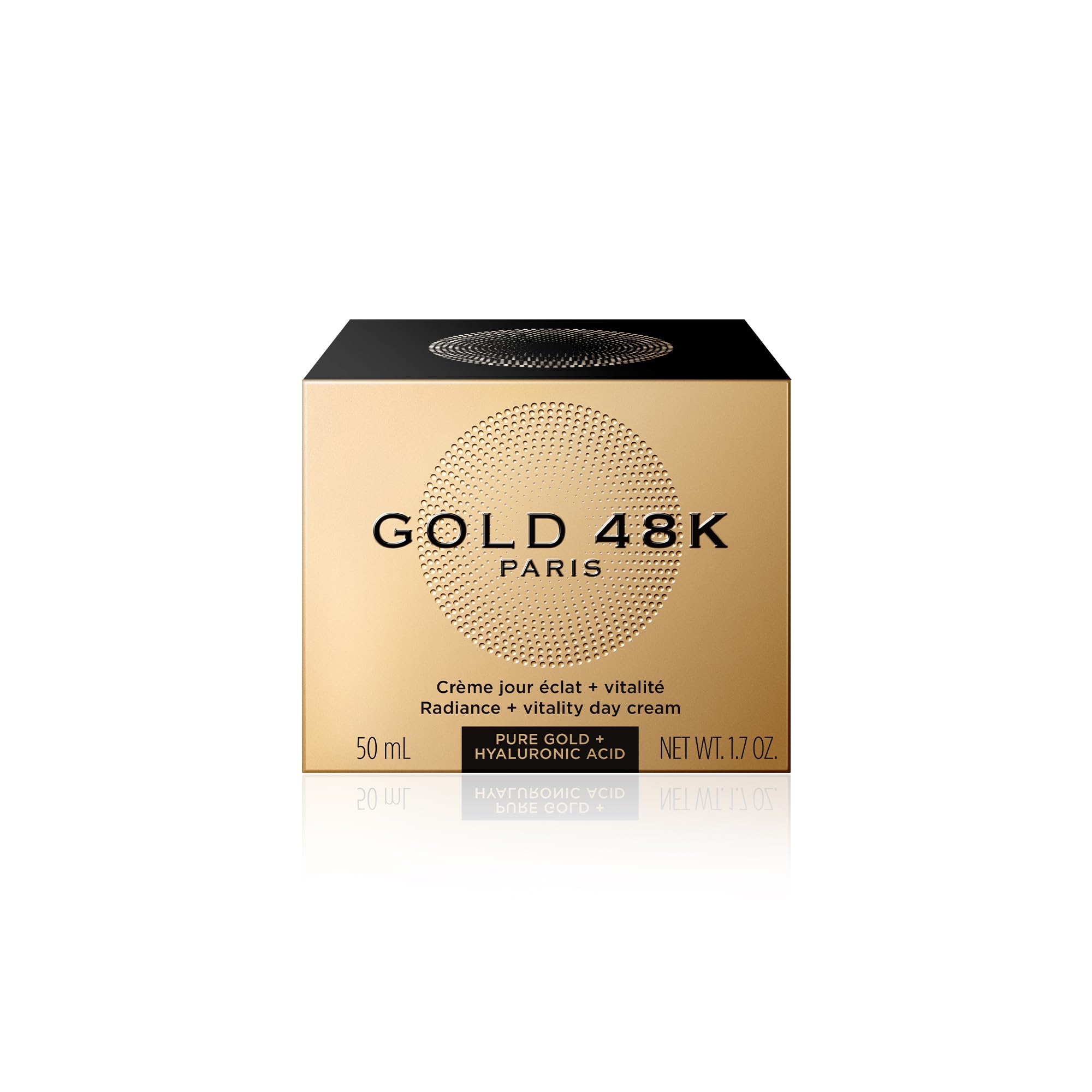 Gold 48K - Crème Visage - 50ml - Hydratation Intense, Acide Hyaluronique & Or 24K - Crème Anti-Âge, Éclat Jeunesse, Restauration de la Peau, Soins pour le visage, Crème anti ride