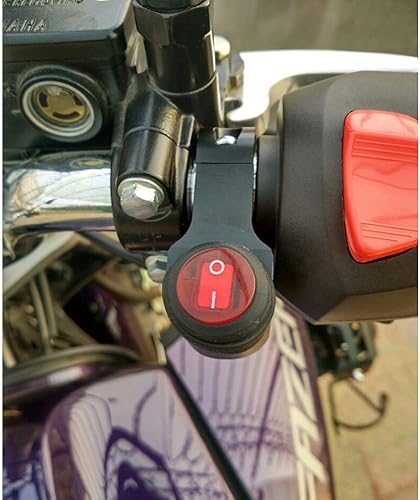 Miniatura 3 de 12 V impermeable 78 pulgadas manillar de motocicleta LED interruptor de encendido y apagado de motocicleta interruptor de manillar para motocicletas