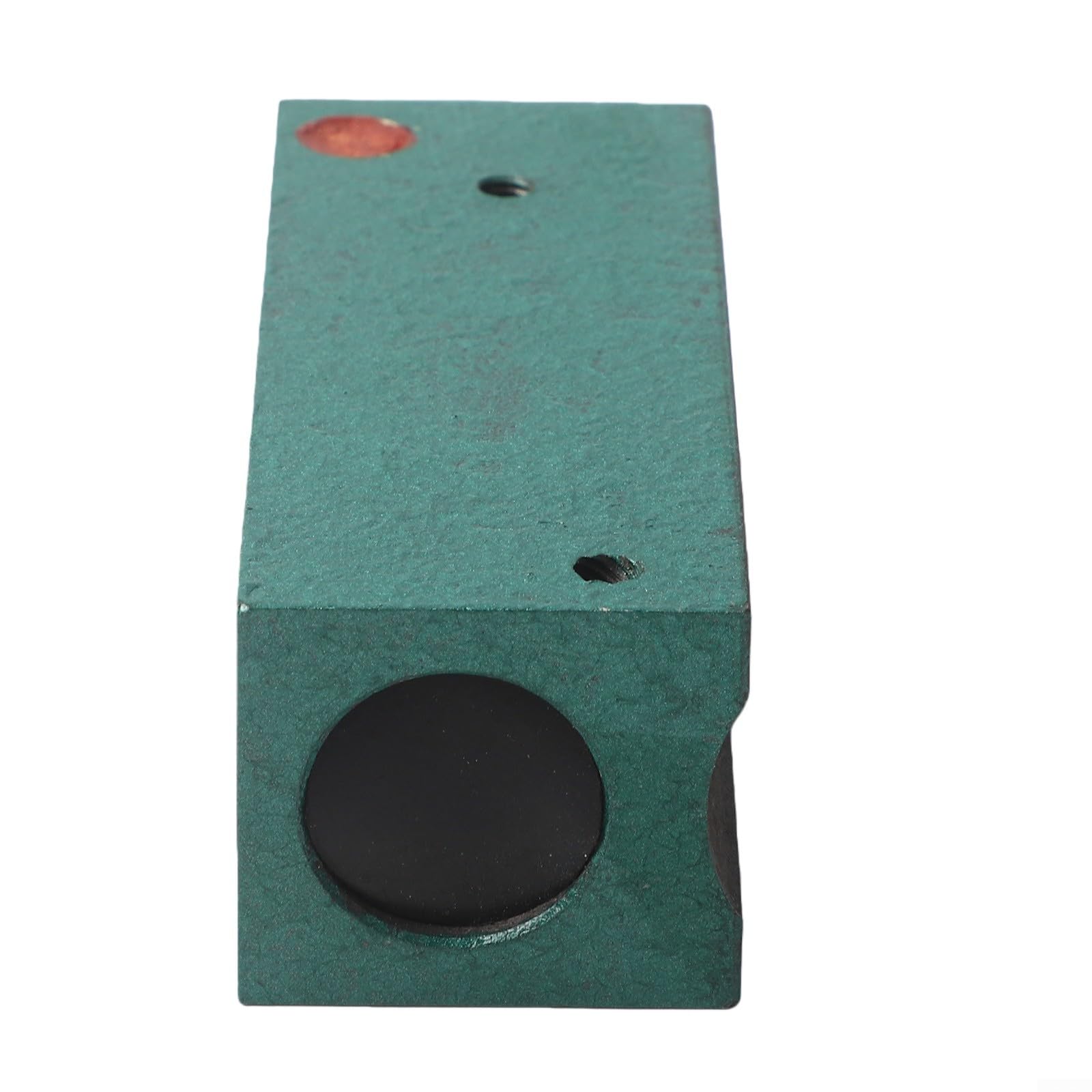 Nivel de tira de acero industrial de 100 mm con precisión de 0,02 mm, base de ranura en V para herramienta maquinista para planitud y medición de ángulo pequeño, incluye caja de madera