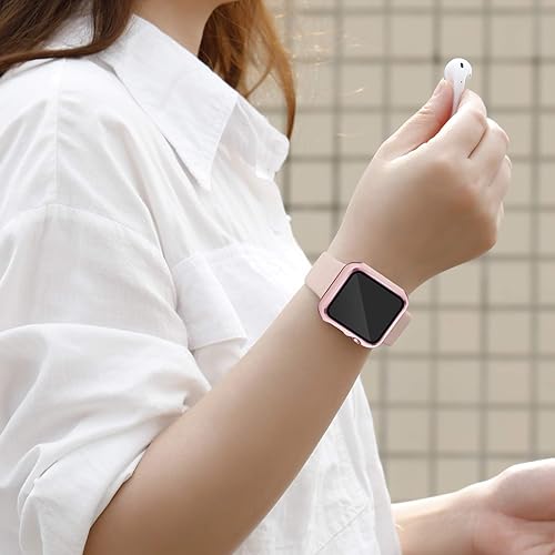 Miniatura 7 de Charlam Funda compatible con Apple Watch de 1.73 pulgadas, 1.65 pulgadas, 1.575 pulgadas, con protector de pantalla para mujeres y hombres, cubierta