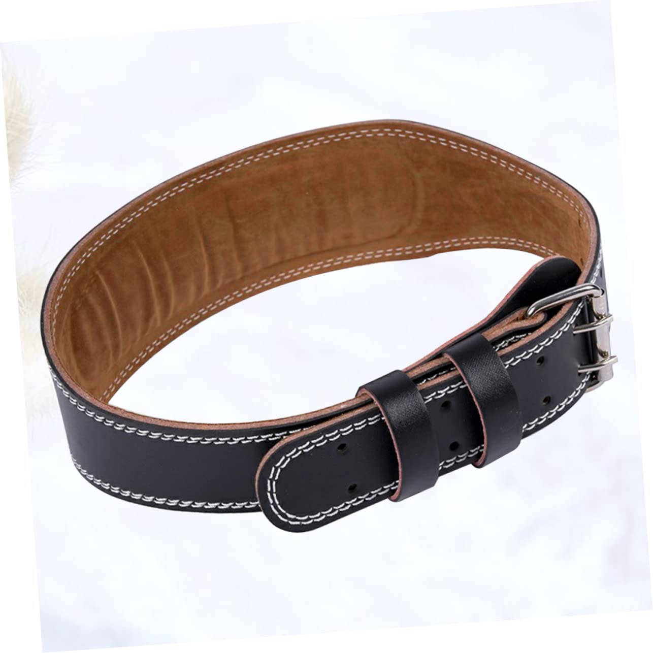INOOMP Pu Support for Weightlifting Waist Strap for Squats and Deadlifts Lumbar Brace for Men and Women Black