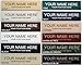 Name Plate Choose Color 2x8 - Laser Engraved - CUSTOMIZE