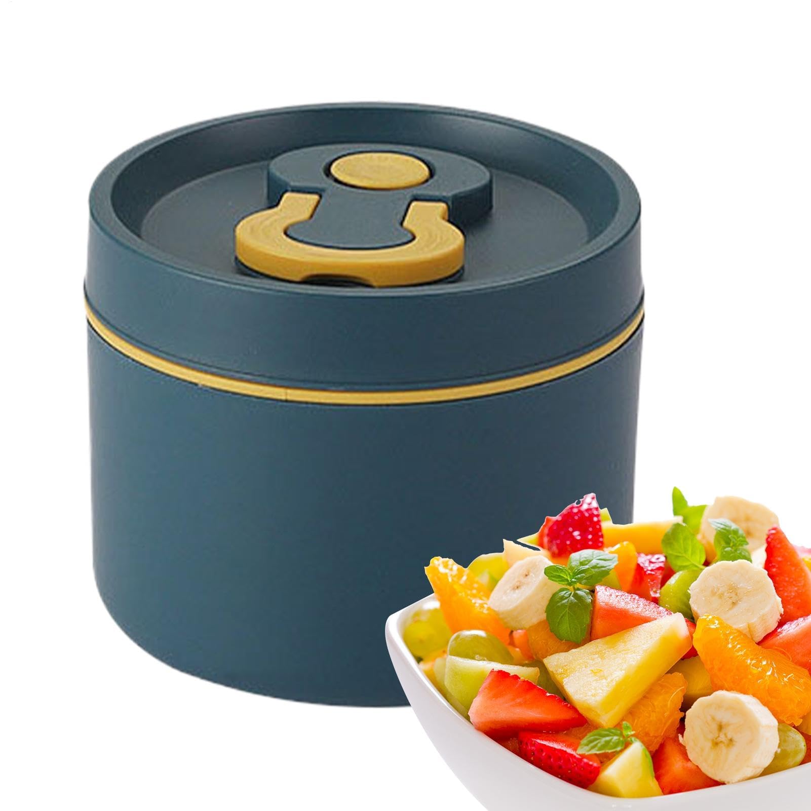 Contenitore Termico per Alimenti in Acciaio Inox, Ideale per la Preparazione dei pasti e per conservare Gli Alimenti in Modo Pratico e Veloce.