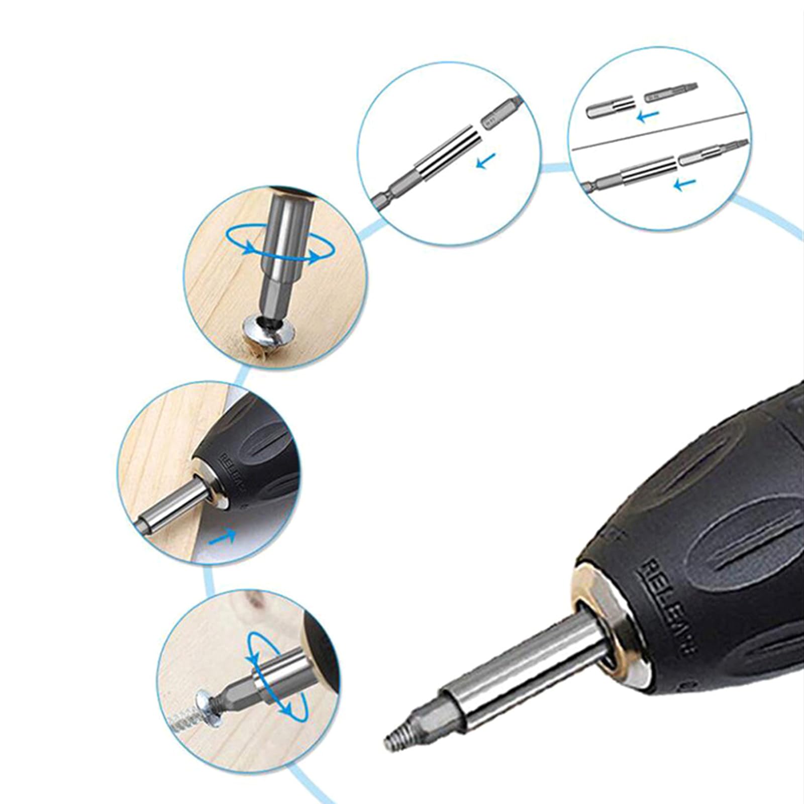 Shurhome 24Pcs Damaged Screw Extractor Drill Bit Set Stripped Screw Extractor For Extractor With