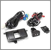 Vista 3 de ACANII - Para 2009-2011 Honda Civic Coupé parachoques luces antiniebla lámparas + interruptor+conjunto de bombillas lado conductor y pasajero