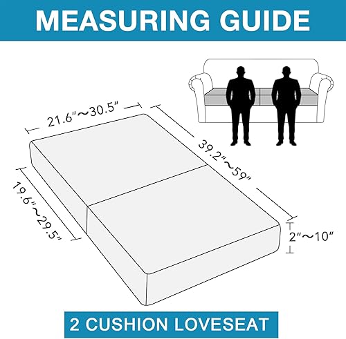 Vista 68 de Funda de cojín de alta elasticidad, para sofá, funda de cojín protectora para sofá, para asiento de sofá, cubierta para sofá suave, flexible