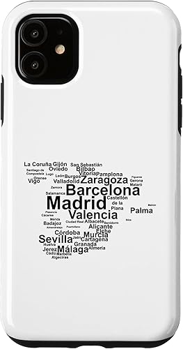 Miniatura 10 de iPhone 12 mini España mapa Silueta, Ciudades Madrid, Viajes España, España Caso