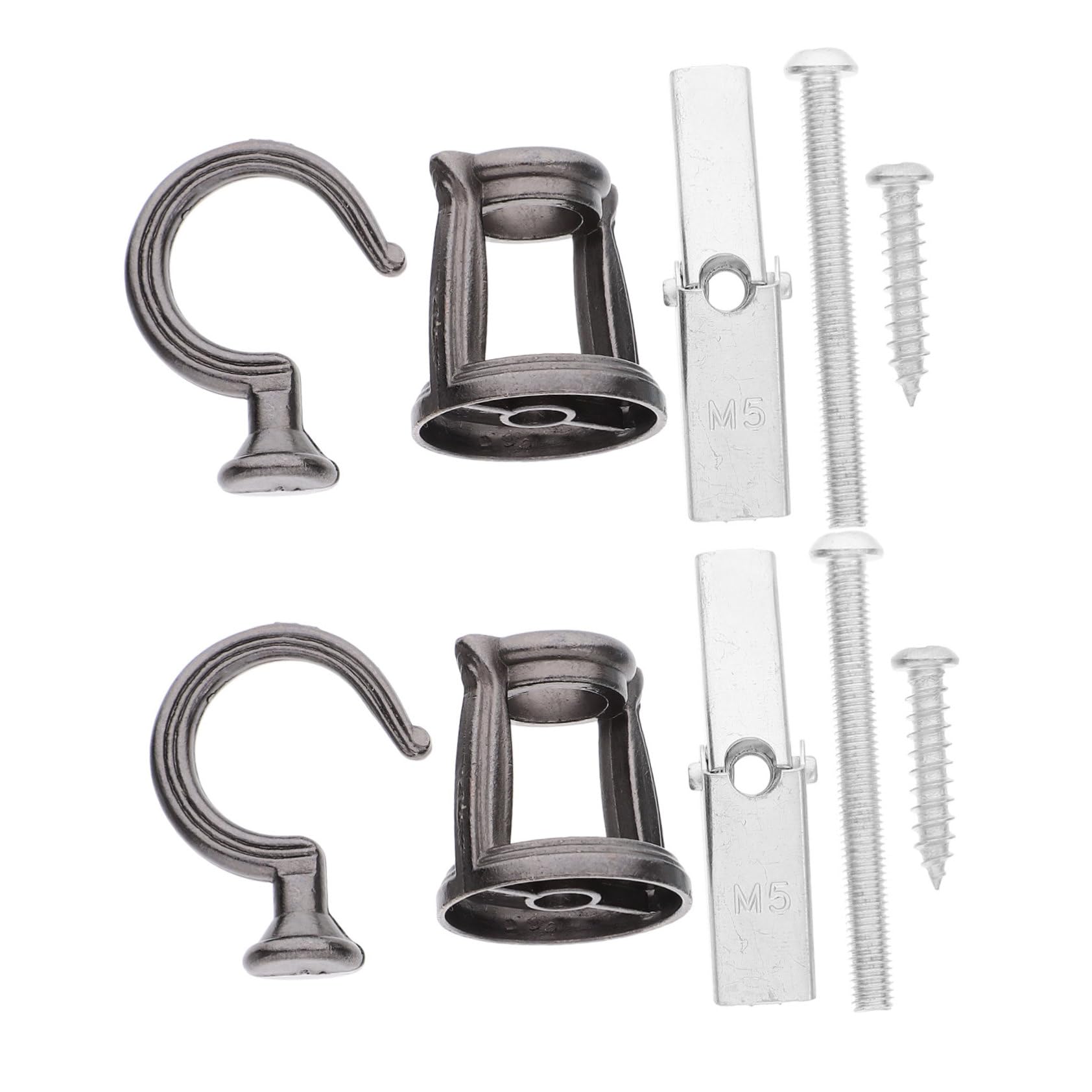 POPETPOP Metal Ceiling Hooks Heavy Duty Plant Hanging Hooks 2 Pack Outdoor Indoor Plant Hangers for Flower Pots