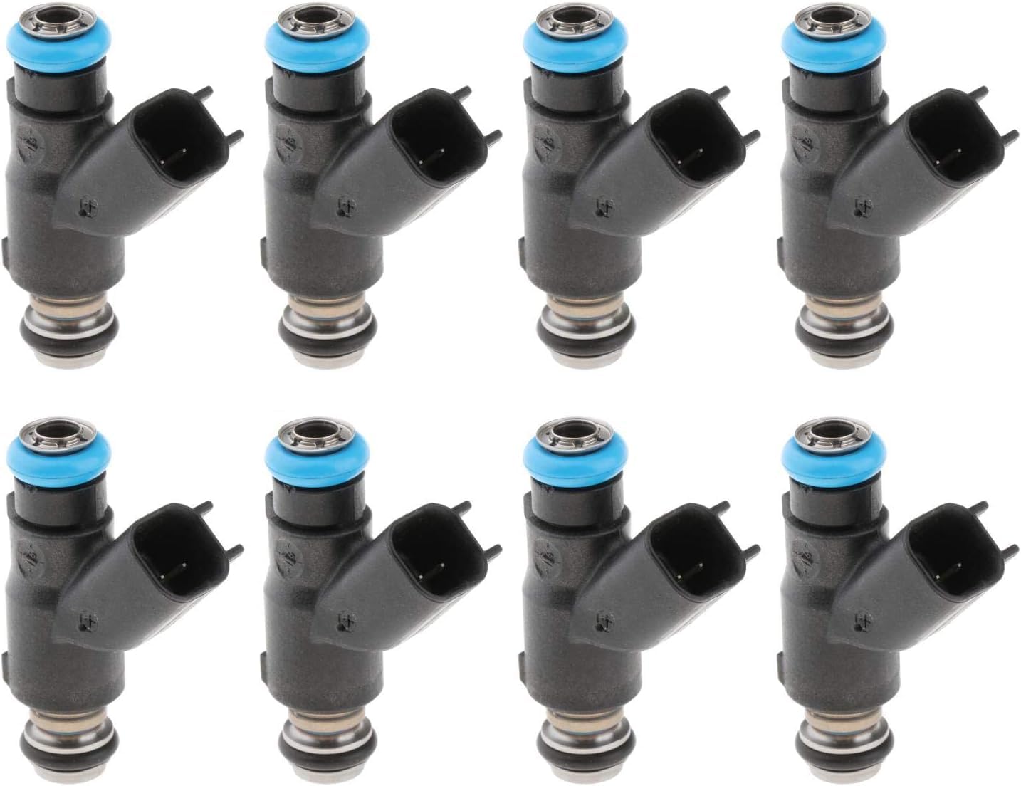 Set of 8 Fuel Injectors 12613411 12613412 FJ10735 FJ1061 217-3411 M1407 67668 2010-2013 Compatible with Chevrolet Silverado 1500 2500 HD Cadillac Escalade 6.0 vortec V8