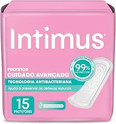 Protetor Diário Intimus Antibacteriana - 15 unidades