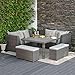 Produktbild OUTLIV. Loungemöbel Outdoor Andaman Deluxe Dininglounge 6-teilig Geflecht inklusive Kissen Gartenlounge Outdoor Lounge Garten Terrasse Balkon