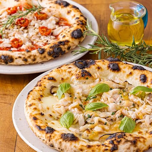 [高原の素材使用!]本格自家製の和風ピザ「4種類のキノコと田楽味噌のピザ」&「香り豊かなニジマスたっぷりマリナーラ」 [冷凍食品 時短調理 ワンストップオンライン]