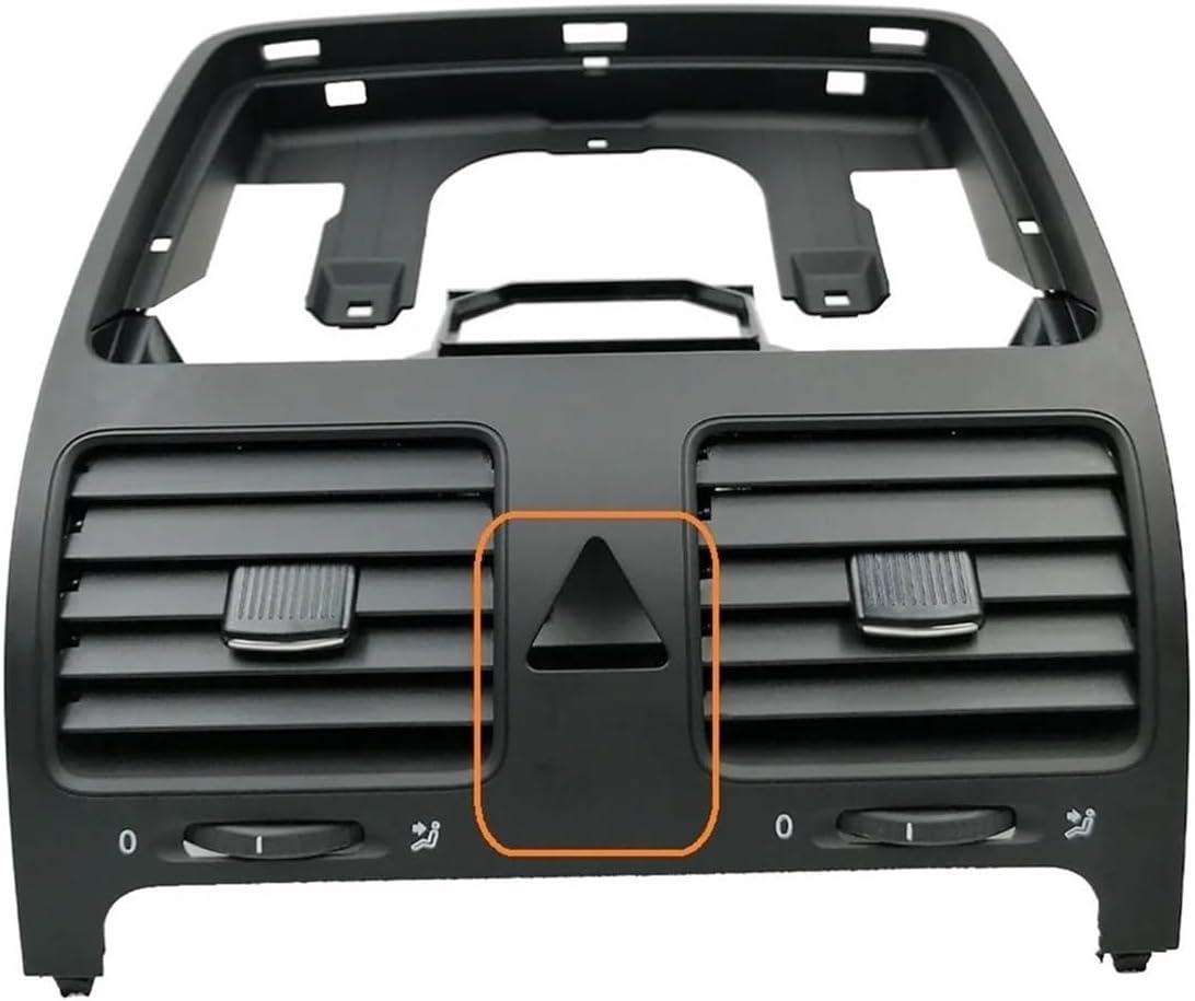 2004-2011 Compatible For VW Jetta MK5 Golf 5 Rabbit Black Dash Board Car Air Outlet Vent 1K0819728 1K0819703 1K0819704(Genuine A)