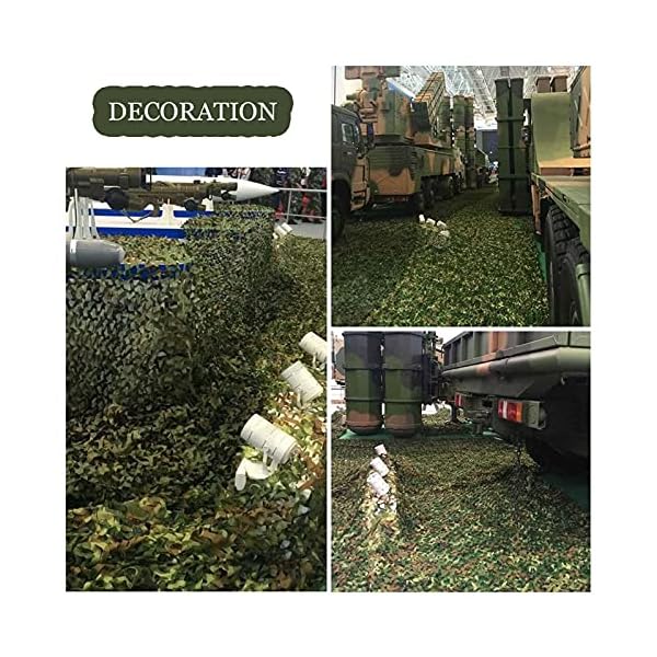 DLLY Tarnnetz, Militärisch Verstärktes Sonnensegel, 1,5x2m/3x4m/5x6m/7x8m Sonnenschutz-Camouflage-Netz-abdeckungen… – Bild 8