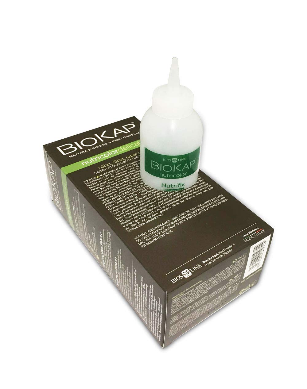 BIOKAP Natürliche Aufhellungscreme für Haare 0.0 - Blondierung - Schonende Haar Aufhellung bis zu 2 Nuancen | NÄHRT & REPARIERT | Bio Arganöl - TricoREPAIR Komplex | min. 80% natürliche Inhaltsstoffe