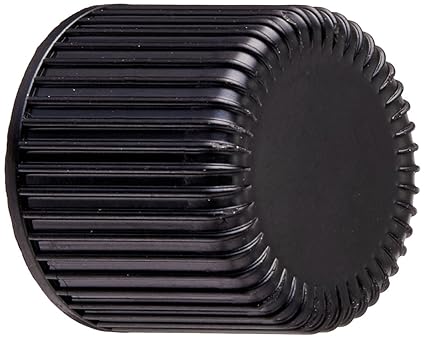 Kimble 45066B-18 Phenolic Screw Cap with White Rubber Liner, Black, 18-415 Cap Size (Case of 225)