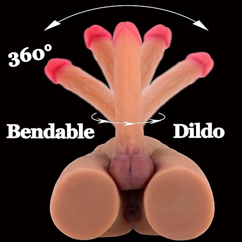 Miniatura 8 de Muñeca sexual masculina de 8 libras con consolador flexible, sexo realista, enorme polla, muñecas sexuales para mujeres, 7.9 pulgadas, masturbación