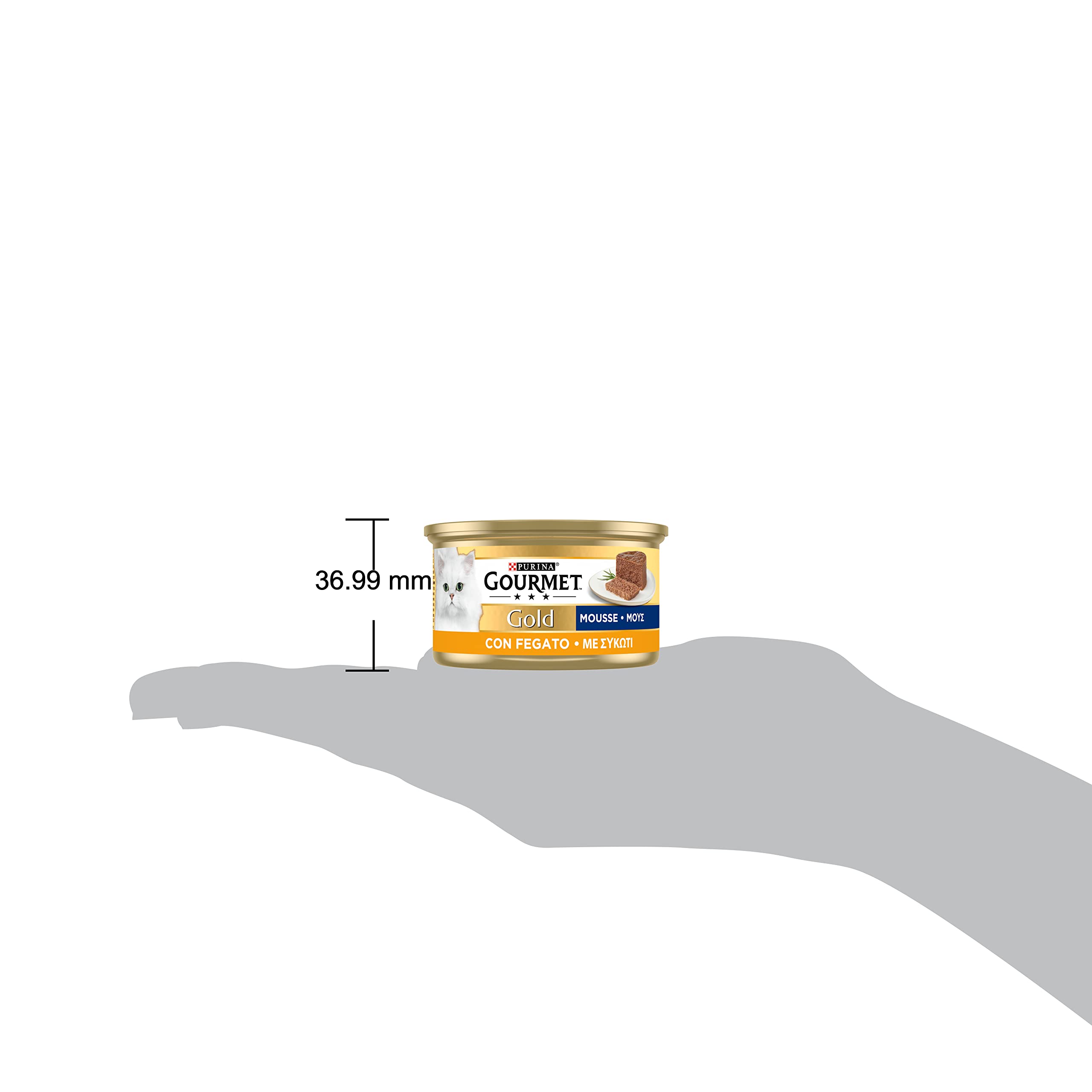 GOURMET GOLD Cibo umido per gatti adulti Mousse con Fegato 24 lattine da 85g