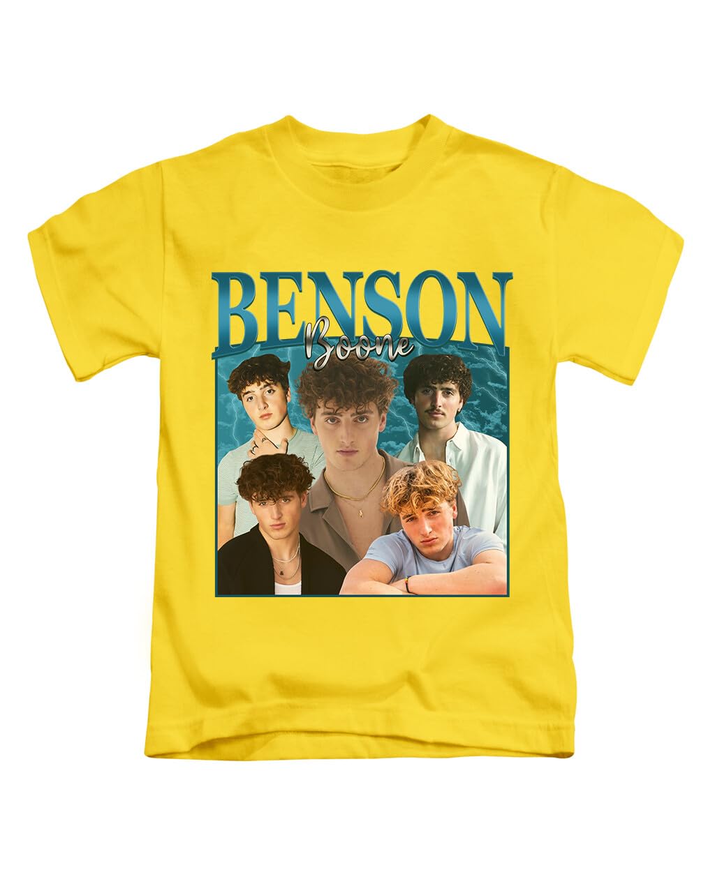 New Spirit Original Unisex Yellow Benson Boone Tee T-Shirt Funny T Shirt Top