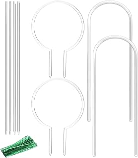 pla nt Tre llis - gar den Obelisk Climbing pla nt | Expanding gar den Tre llis | Acrílico en forma de U pla nt Tre llis | Estaca de soporte de metal gar den para interiores, exteriores, vides, flores