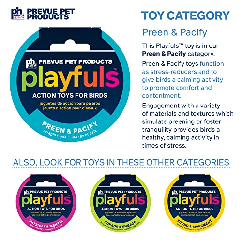 Image of Prevue Pet Products Preen & Pacify Calypso Creations Short Stack Bird Toy 62605