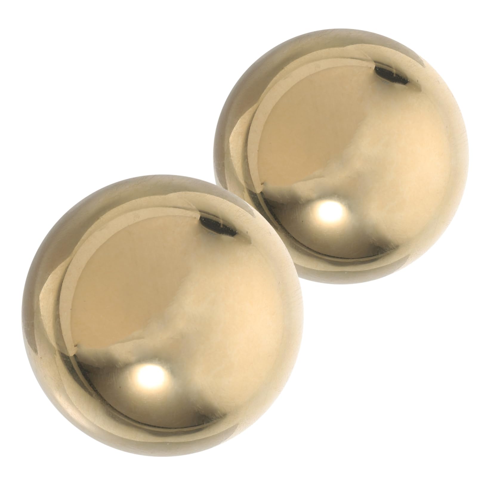 IWOWHERO Hand Exercise Balls Set of 2 Brass Fitness Handball Decorative Balls for Home Decor Hand Muscle Training