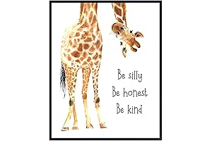 Adorable Giraffe Wall Art for Kids