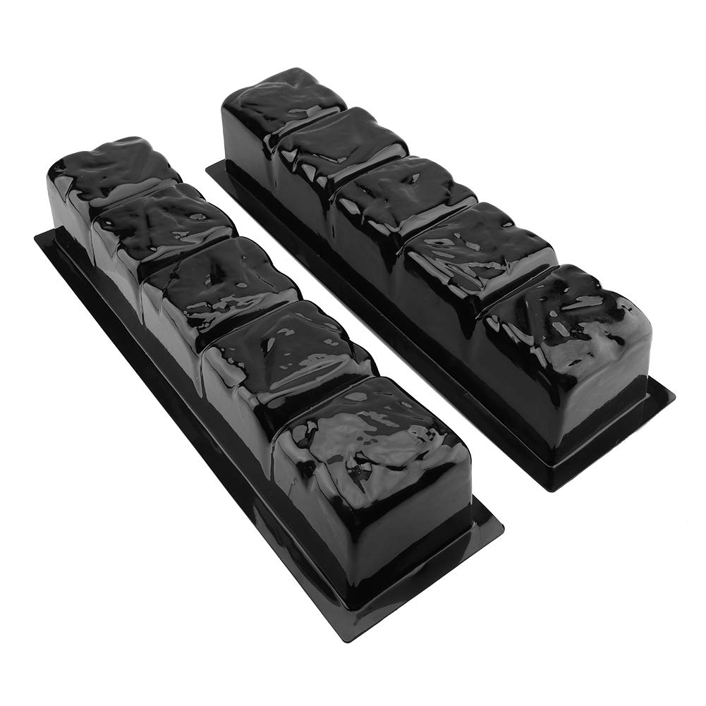 de Fin d'année Moule en Pierre de Pas en Plastique, 2pcs moules en Pierre de Pavage en Plastique Pratique Universel pour Moule de béton de Fabricant de patios de Jardin