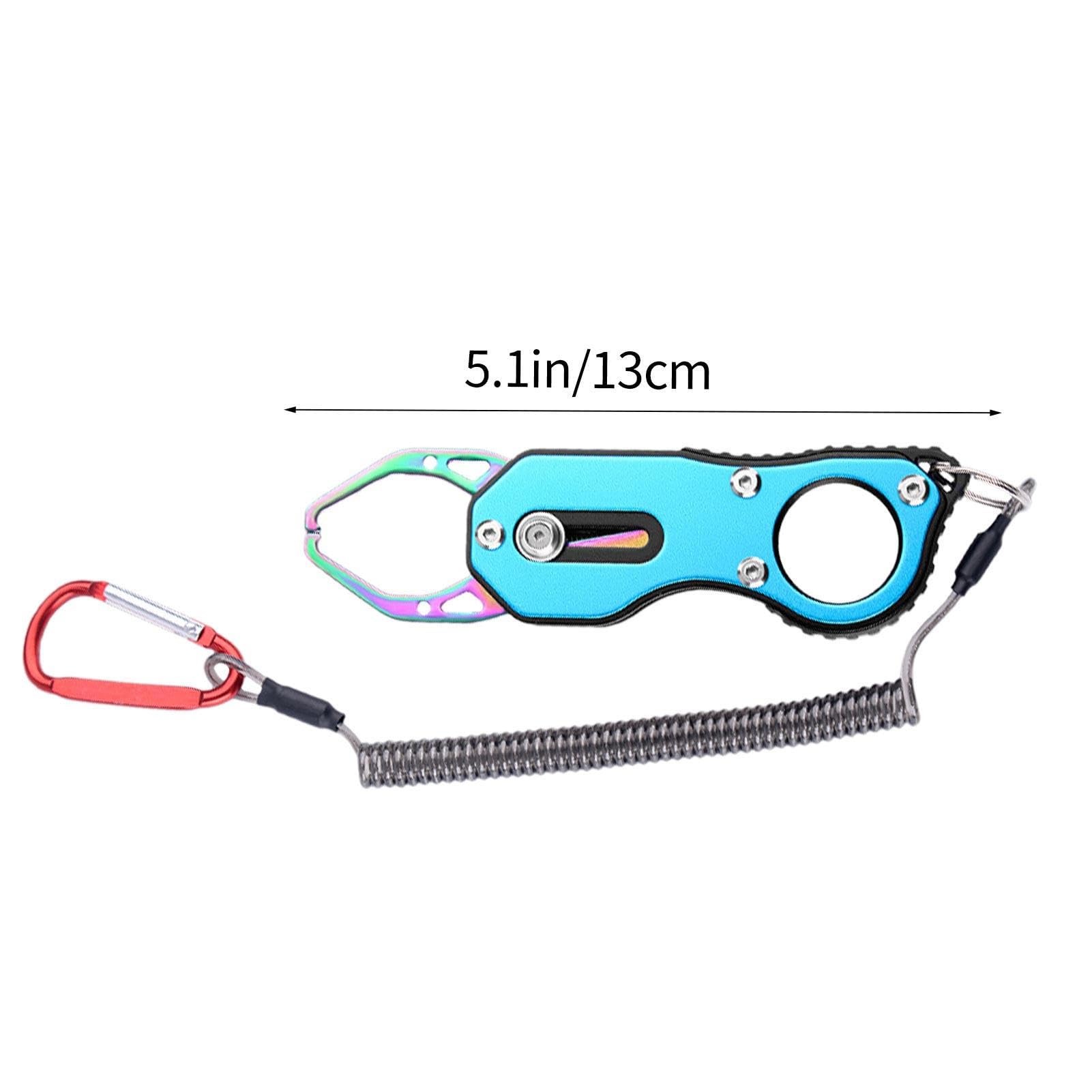 Pinza Pesca UFISH Pinza Per Pesca UFISH - Impugnatura Per Labbra Dei Pesci, Rimozione Ami, In Plastica, Lunga 8.25 Pollici Pinza Per Pesce Freshwater - Foto 13