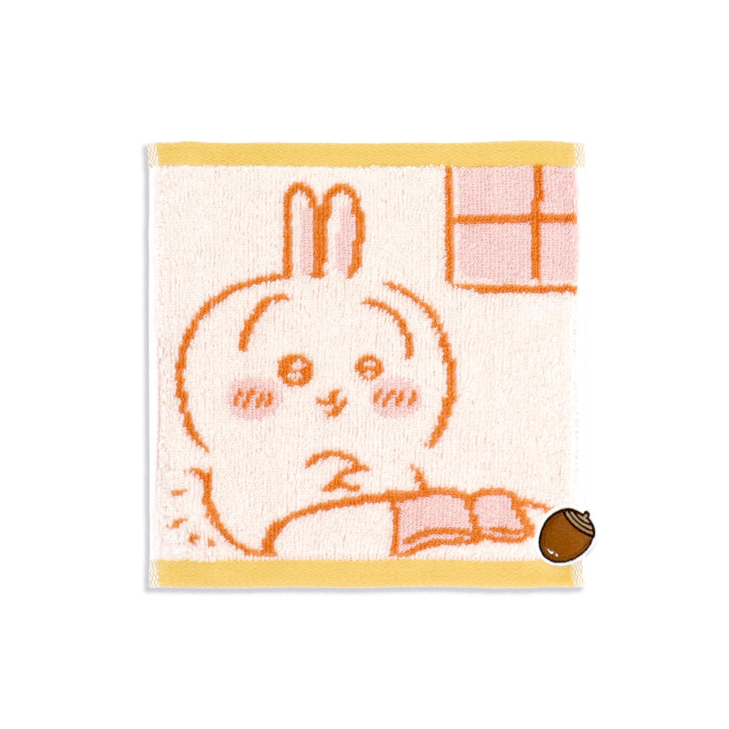 ちいかわ(Chiikawa) おうち タオルハンカチ イエロー パイル 小さい サイズ 約20×20cm 41-1180060
