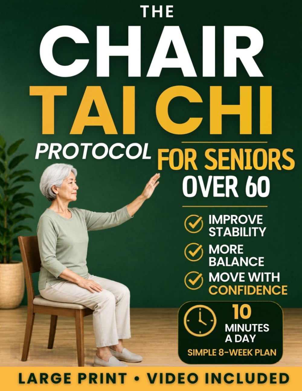 The Chair Tai Chi Protocol for Seniors: The Step-by-Step 10-Minute Daily Program to Reclaim Your Morning, Reduce Joint Pain and Restore Your Balance in 8 Weeks — With Video Lessons and Illustrations