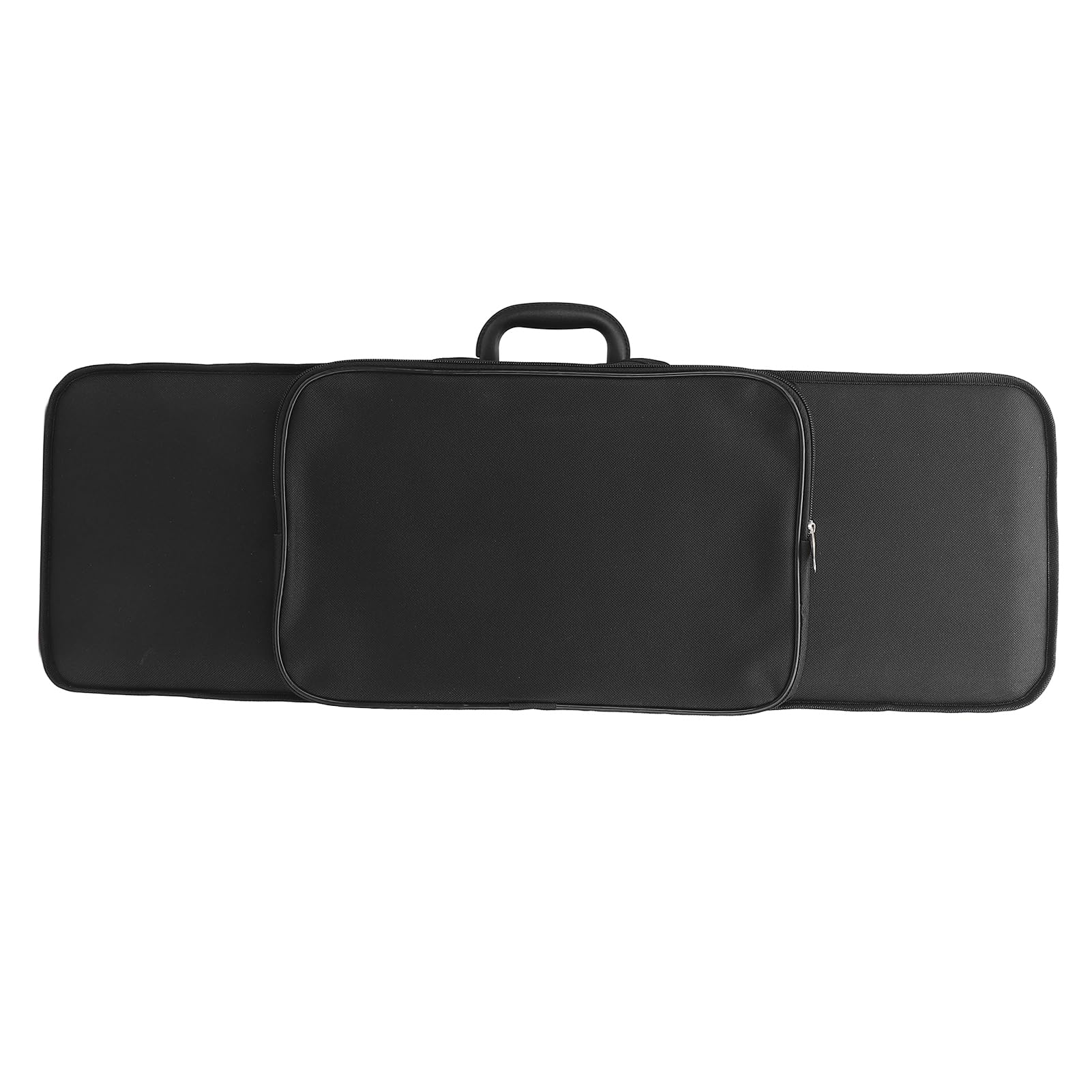 HEEPDD Geigenkoffer in 1/2-Größe, Oxford-Stoff, Leicht Gepolstert, Mehrere Taschen und Verstellbare Schultergurte für Reisende Musiker