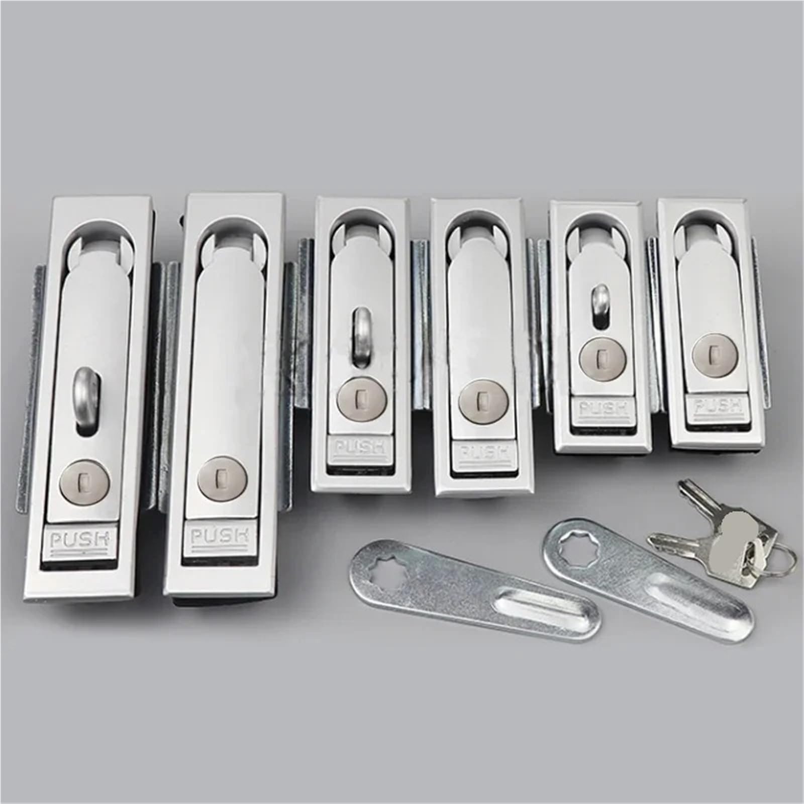 Jwvialel 712-1-1 Handle Cabinet Key Lock Zinc Alloy Electronical Locker Ms213 1Pcs(712-1-1)