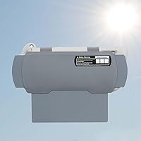 Vista 9 de Extensor de parasol para visera de automóvil, parasol antirreflejos para conductor o pasajero del asiento delantero, 1 pieza (negro)