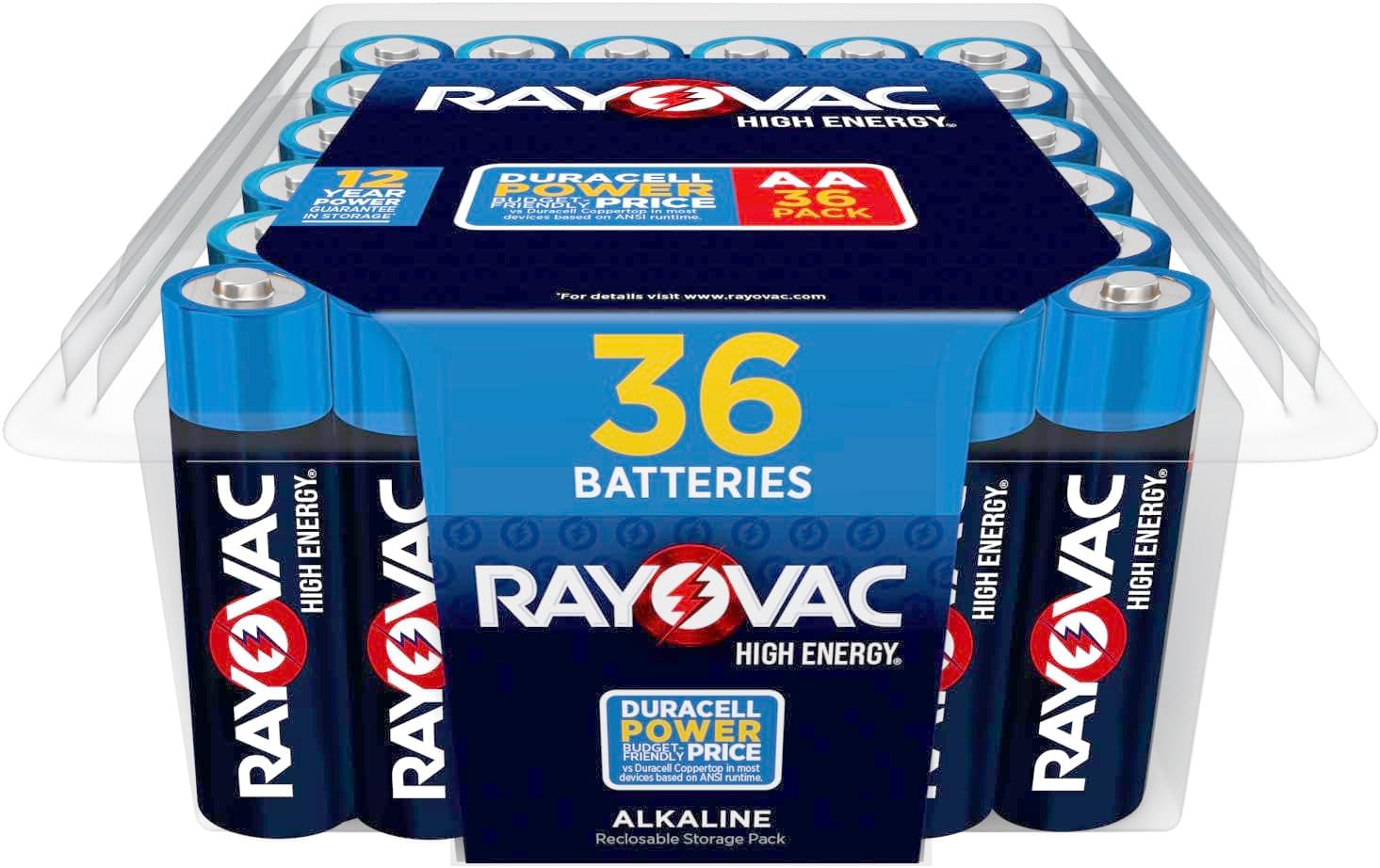 Rayovac AA (288 Pack) / Multicolor / AA AA