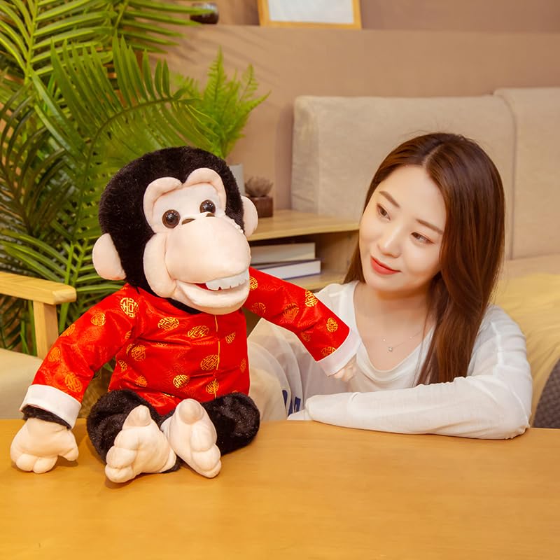 y*f様 ばく（腹話術人形・パペット） Amazon.co.jp: Gtzbciv かわいい口付き腹話術人形、可動ハンドパペット