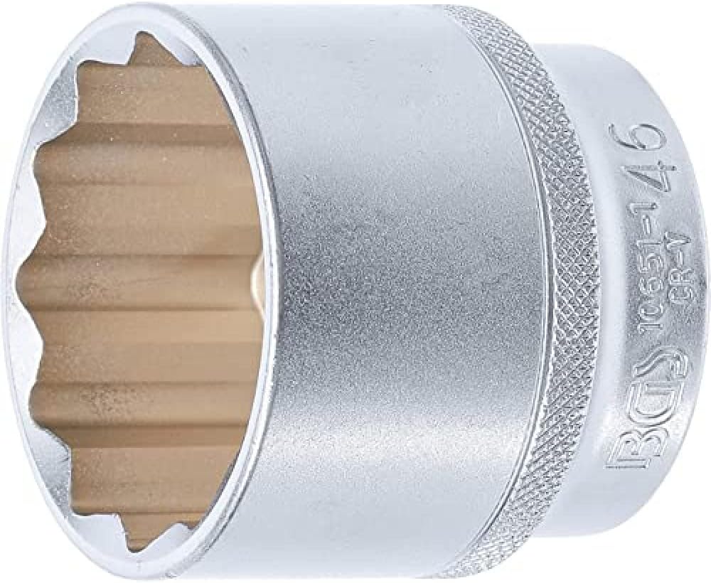BGS 10651-1 | Socket, 12-Point | 12.5 mm (1/2") Drive | 46 mm