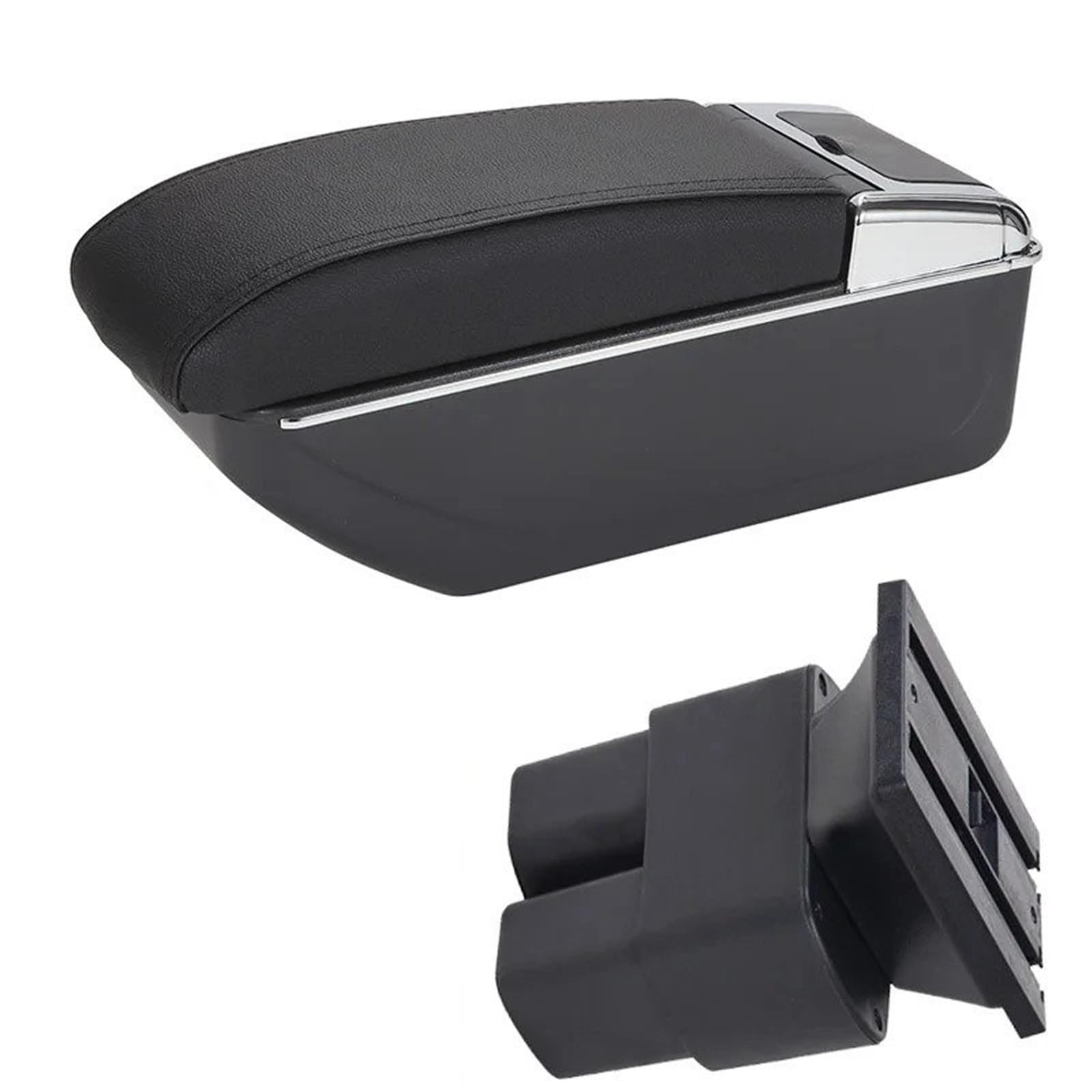 Hguvsjd Armrest Box For Nissan NV200 For Evalia 2010 2011 2012 2013 2014 2015 2016 2017 2018 2019 2020 Armrest Storage Box Retrofit Parts Car Armrests(B Black line 7USB)