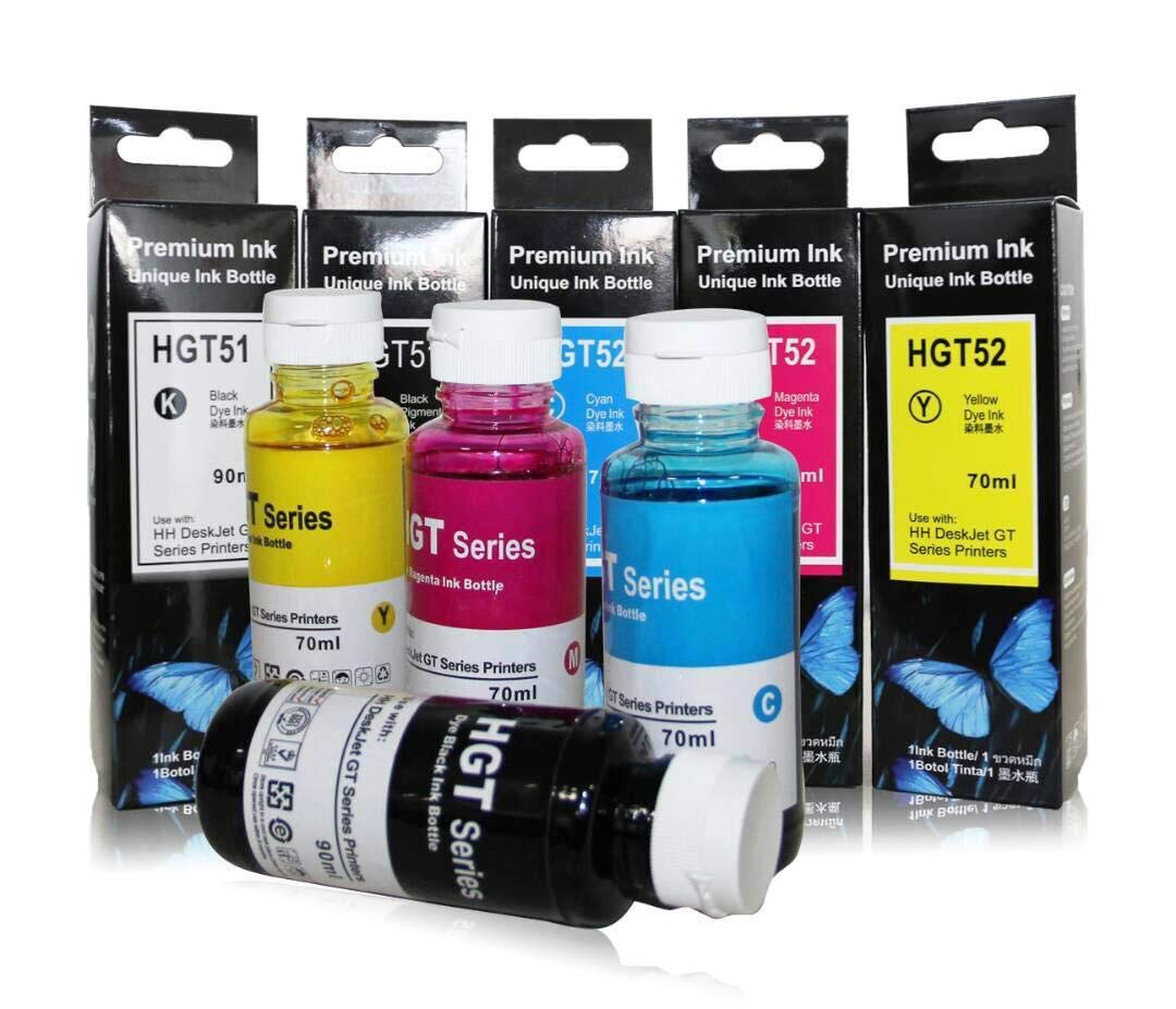 earmok Refill Ink Tank Printer Compatible for HP GT Series 310 315 319 410 415 419 5810 5820 5821 (Black, Cyan, Magenta, Yellow)