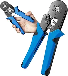 Alicate Crimpar Terminais Tubular Estrela Ílhos Isolado Pino