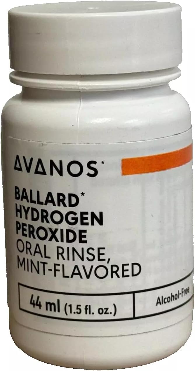 Hydrogen Peroxide Oral Rinse Avanos Bllard MintFlavored 44
