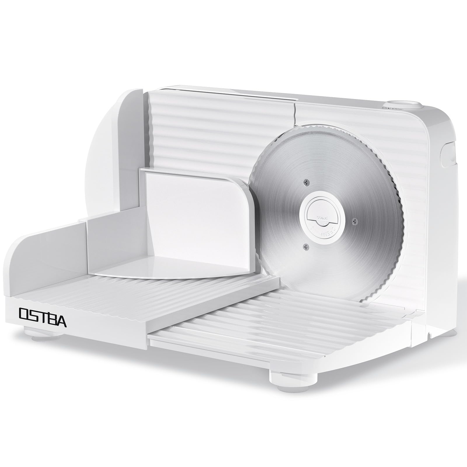 OSTBA Foldable 150W Electric Meat Slicer White