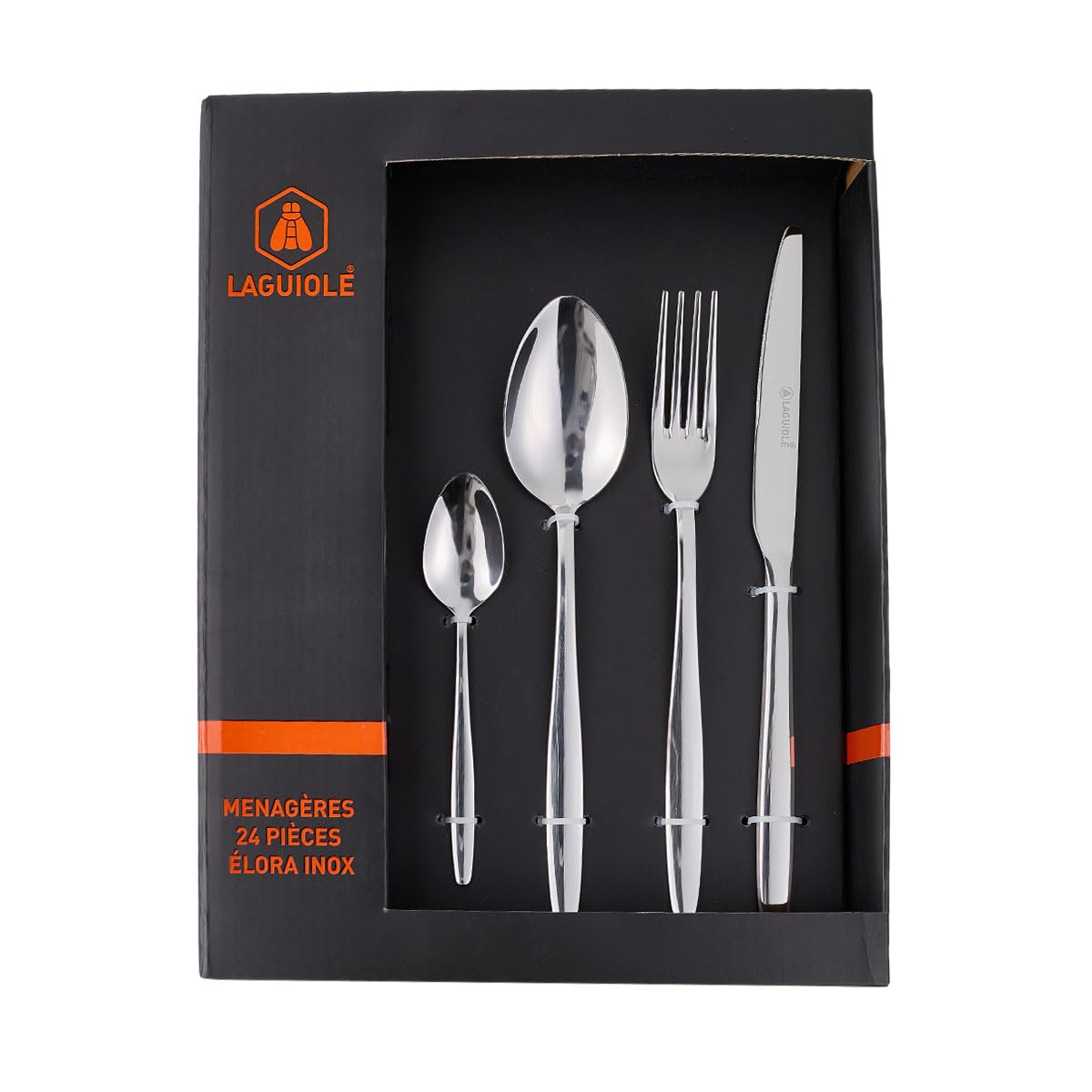 Ménagère Cléa inox 24 pièces